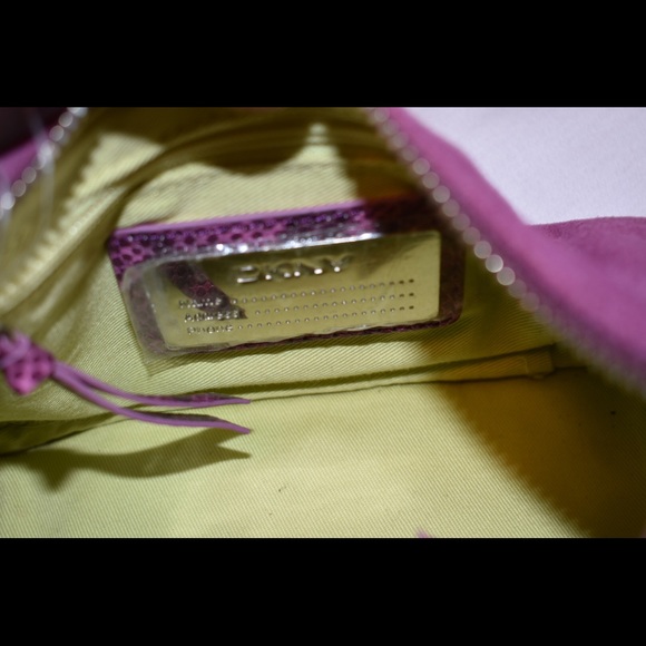 DKNY pink and print handbag - Picture 2 of 8